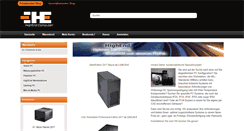 Desktop Screenshot of highend-computer.de